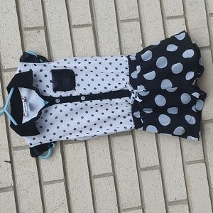 Black/White Romper